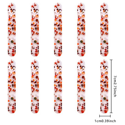 10 buc. Bețișoare de paiete pentru înghețată acrilice de calitate alimentară Accesorii pentru palete de casă de vară, reutilizabile, creativă, model de bucătărie.