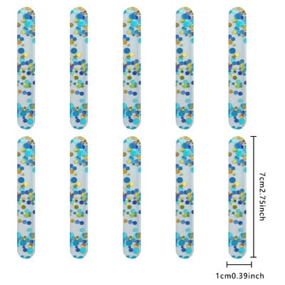 10 buc. Bețișoare de paiete pentru înghețată acrilice de calitate alimentară Accesorii pentru palete de casă de vară, reutilizabile, creativă, model de bucătărie.