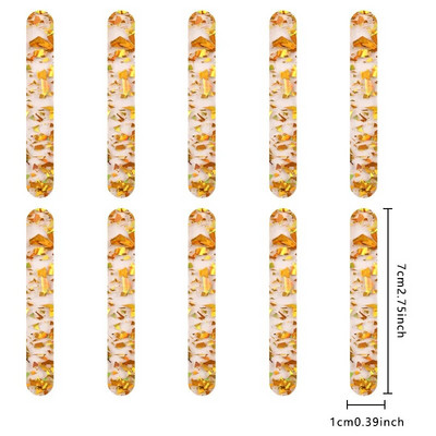 10 buc. Bețișoare de paiete pentru înghețată acrilice de calitate alimentară Accesorii pentru palete de casă de vară, reutilizabile, creativă, model de bucătărie.