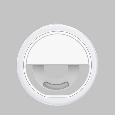 Lumină inel pentru selfie cu LED de încărcare USB Lentile pentru telefon mobil Inel pentru lampă pentru selfie cu LED pentru iPhone Samsung Xiaomi Huawei OPPO Lumină pentru selfie pentru telefon