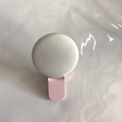 Universalus telefono asmenukių LED žiedinis blykstės lemputė Nešiojamojo telefono asmenukės lemputė Šviečianti spaustukas Lempos fotoaparatas Fotografavimas Vaizdo įrašų prožektorius