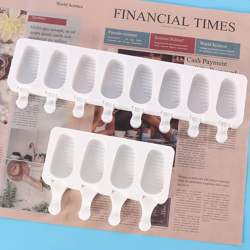 Nauja silikoninė ledų formelė „pasidaryk pats“ meilė, ovali animacinių filmų popsicle pyragaičiai, šokoladiniai pyragaičiai, formos, vasaros ledų kubelių gamyba, virtuvės įrankiai.