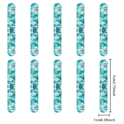 10 vnt maistinių akrilinių ledų blizgučių lazdelės Nauji vasaros naminiai popsicle aksesuarai Daugkartinio naudojimo kūrybiškas virtuvės modelio lazdelės