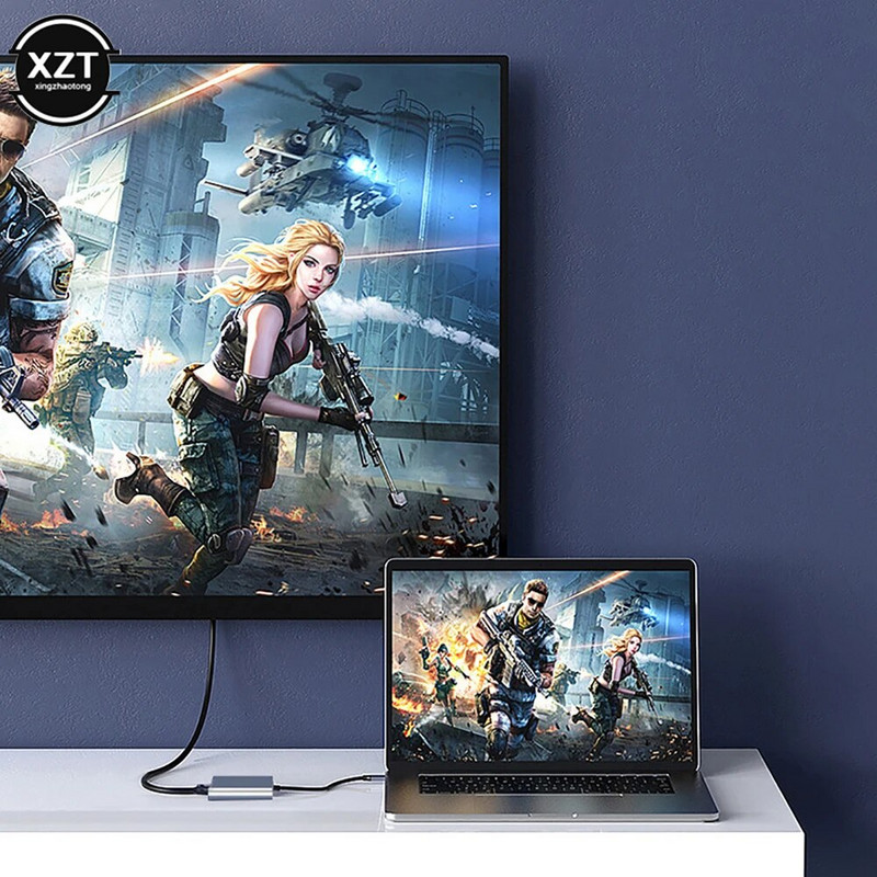 5V 3A 3 viename C tipas Į su HDMI suderinamą USB 3.0 įkrovimo adapterį USB-C 3.1 šakotuvas mobiliesiems telefonams kompiuteriams MAC Microsoft Switch