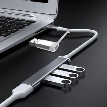 4 порта USB Type C HUB 3.0 Докинг станция USB 3.0 HUB USB C HUB Multi Splitter Adapter OTG за Lenovo HUAWEI Xiaomi Macbook PC