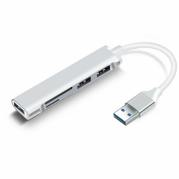 3-портов USB 3.0 четец на карти ХЪБ USB C тип c сплитер Мини 2 в 1 четец на карти за SD TF Micro SD за Windows Vist