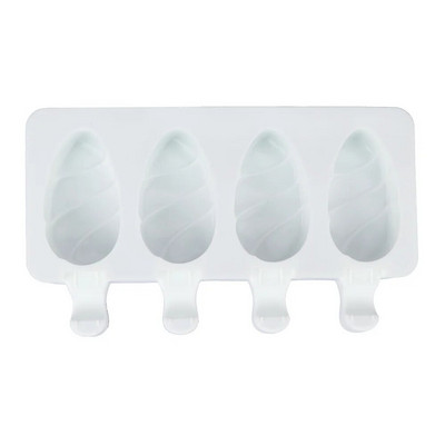 DIY kalup za sladoled s 4 rupe, više stilova, geometrijske linije, kalup za čokoladna peciva, ručno rađeni kalupi za hranu, aparat za led, kuhinjski dodaci