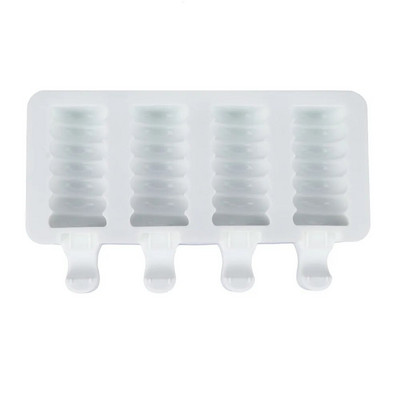 DIY kalup za sladoled s 4 rupe, više stilova, geometrijske linije, kalup za čokoladna peciva, ručno rađeni kalupi za hranu, aparat za led, kuhinjski dodaci