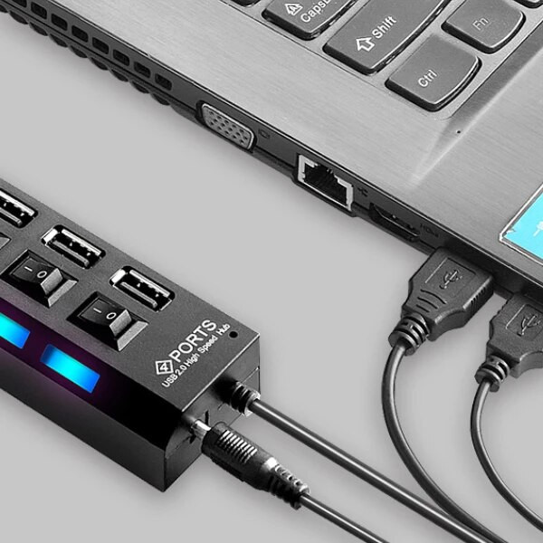 USB hub 3.0 hub USB elosztó 4/7 portos több USB hub 2.0 Hab tápadapter bővítő számítógép tartozékok kapcsoló USB otthoni használatra