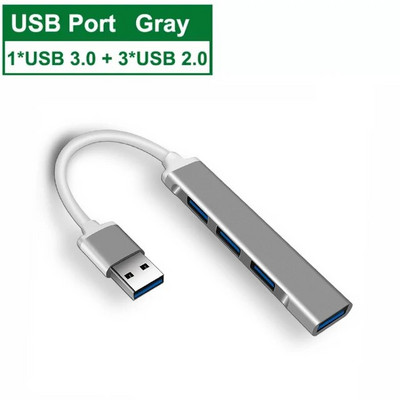 7 in 1 USB C HUB 3.0 USB HUB 2.0 Type C HUB Konverteris Type C Skirstytojas 4/7 Port Multi OTG Adapter Macbook Pro 13 15 Air Pro