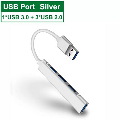 7 in 1 USB C HUB 3.0 USB HUB 2.0 Type C HUB Konverteris Type C Skirstytojas 4/7 Port Multi OTG Adapter Macbook Pro 13 15 Air Pro