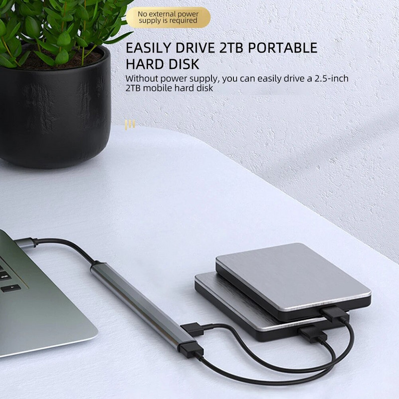 7 in 1 USB C HUB 3.0 USB HUB 2.0 Type C HUB Konverteris Type C Skirstytojas 4/7 Port Multi OTG Adapter Macbook Pro 13 15 Air Pro