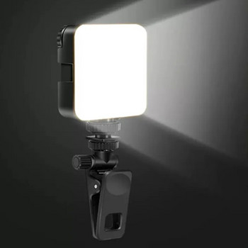 Φωτιστικό Selfie LED τσέπης για iPhone Samsung iPad Κινητό τηλέφωνο Laptop Clip Ring Flash Fill Video Photo Ringlight Photography Light