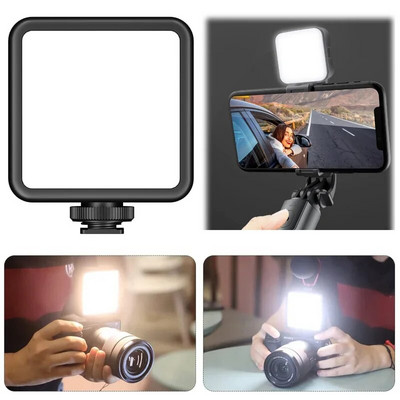 LED Fill Light Portable Mini Selfie Light for Laptop Video Conference Mobile Phone Vlog Live Broadcast Fill Lamp Photography