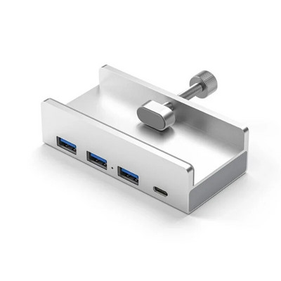 4 prievadų USB 3.0 koncentratorius su maitinimo šaltiniu USB3.0 skirstytuvo adapteris spaustuko tipo kelių skirstytuvų 5G didelės spartos duomenų perdavimas nešiojamam kompiuteriui