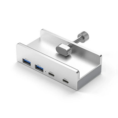 4 prievadų USB 3.0 koncentratorius su maitinimo šaltiniu USB3.0 skirstytuvo adapteris spaustuko tipo kelių skirstytuvų 5G didelės spartos duomenų perdavimas nešiojamam kompiuteriui