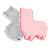 2 vnt. Silikono pyrago keptuvė Alpakos formos torto formelės ne keptuvės deserto formos Duonos formelės Brownie formavimo įrankiai Virtuvės valgomojo baro reikmenys