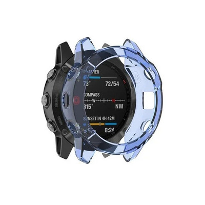 Pentru Garmin Fenix 6 Pro 6S 6X Pro Moale Crystal Clear TPU Husă de protecție Cadru Accesorii pentru ceas inteligent Fenix6 Fenix6X Shell