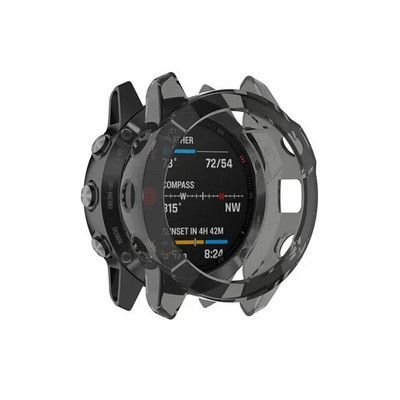 Pentru Garmin Fenix 6 Pro 6S 6X Pro Moale Crystal Clear TPU Husă de protecție Cadru Accesorii pentru ceas inteligent Fenix6 Fenix6X Shell