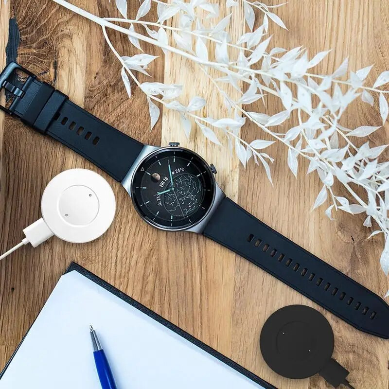 „Huawei Watch GT / GT2“ / „Honor Watch Magic 2“ belaidžio USB greito įkrovimo kabelio pagrindo magnetinio laikrodžio įkroviklio doko įkroviklis