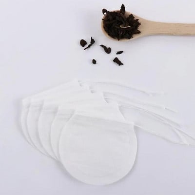 Vienreizlietojami aromātiski garšaugu savilkšanas aukliņas infūzijas blīvējums Filtra tējas maisiņi Filtrpapīra tējas maisiņi