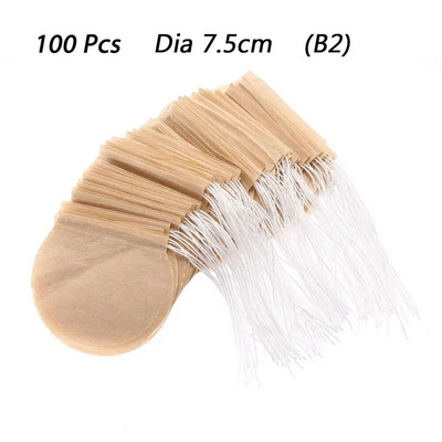 Vienreizlietojami aromātiski garšaugu savilkšanas aukliņas infūzijas blīvējums Filtra tējas maisiņi Filtrpapīra tējas maisiņi