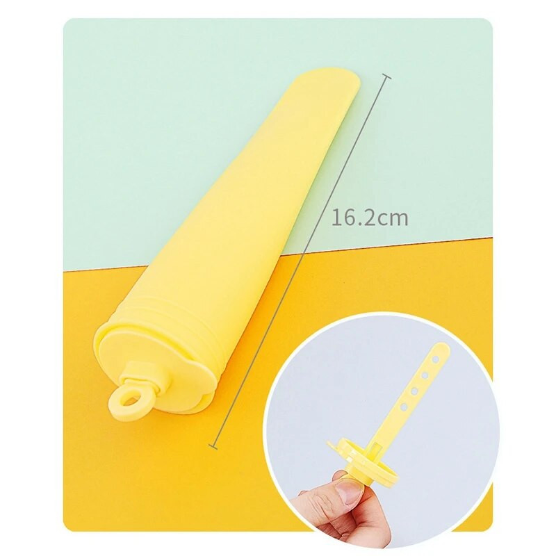 4 bucăți forme din silicon pentru palete de gheață Forme pentru palete de gheață Mașină de fabricat jeleu de ciocolată Forme gratuite pentru înghețată pentru făcut în casă