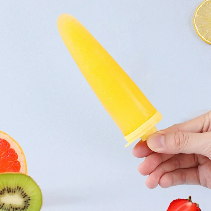 4 bucăți forme din silicon pentru palete de gheață Forme pentru palete de gheață Mașină de fabricat jeleu de ciocolată Forme gratuite pentru înghețată pentru făcut în casă