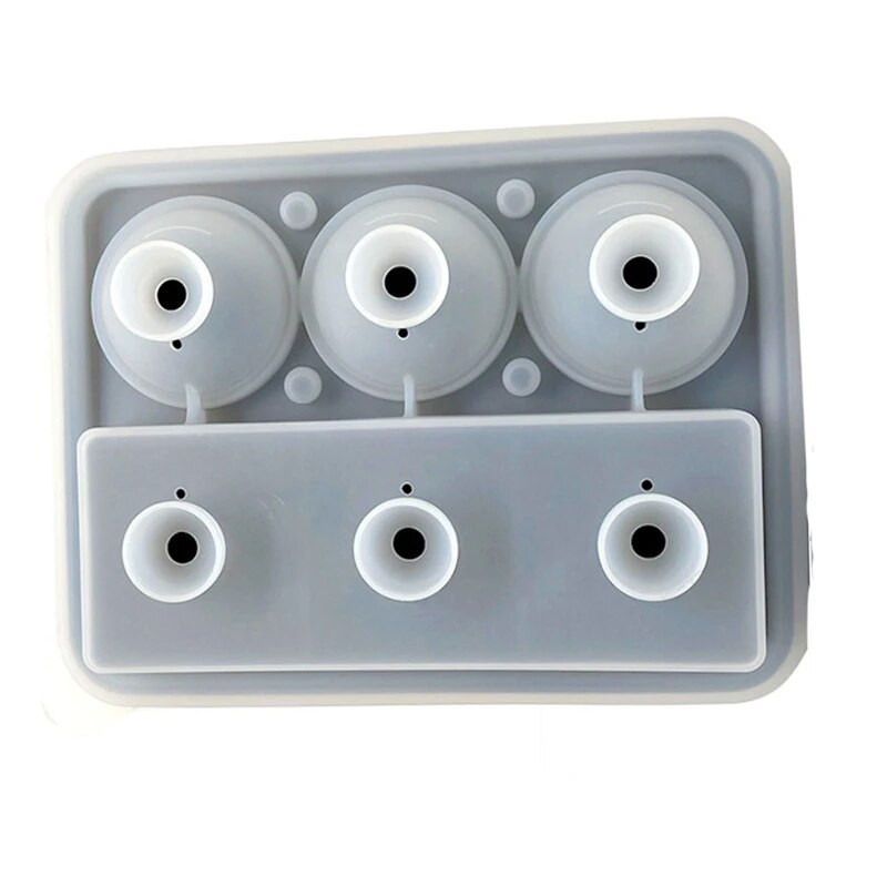 Ledo kubelių silikono kubelių formavimo formelės pyrago pudingo šokolado formelės, kurias lengva išimti 2 dydžių ledo padėklai su dangteliu