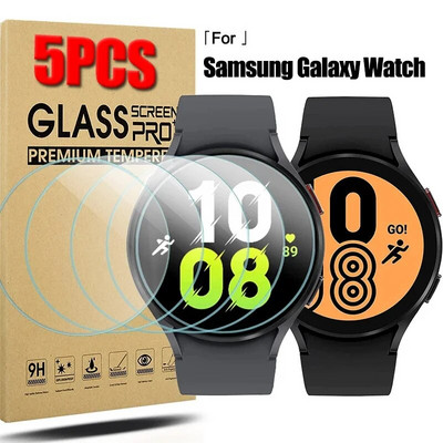 1-5 tk karastatud klaasi kaitse Samsung Galaxy Watch 5 4 40/44MM 3 41/45MM 9H ekraani kaitsekile jaoks 4 Classic 42/46MM