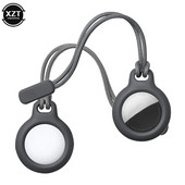 Saugus laikiklis su dirželiu Apple Airtag dėklui Apsauginis dangtelis Buferio sekimo priedai Nebraižomas raktų pakabukas Oro žymų dėklas