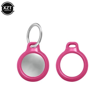 Saugus laikiklis su dirželiu Apple Airtag dėklui Apsauginis dangtelis Buferio sekimo priedai Nebraižomas raktų pakabukas Oro žymų dėklas