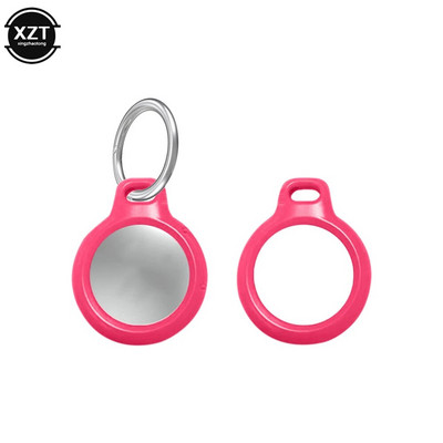 Saugus laikiklis su dirželiu Apple Airtag dėklui Apsauginis dangtelis Buferio sekimo priedai Nebraižomas raktų pakabukas Oro žymų dėklas