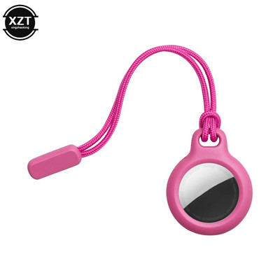 Saugus laikiklis su dirželiu Apple Airtag dėklui Apsauginis dangtelis Buferio sekimo priedai Nebraižomas raktų pakabukas Oro žymų dėklas