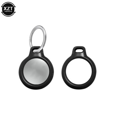 Saugus laikiklis su dirželiu Apple Airtag dėklui Apsauginis dangtelis Buferio sekimo priedai Nebraižomas raktų pakabukas Oro žymų dėklas