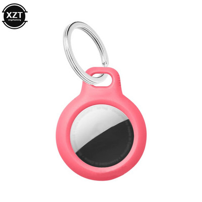 Saugus laikiklis su dirželiu Apple Airtag dėklui Apsauginis dangtelis Buferio sekimo priedai Nebraižomas raktų pakabukas Oro žymų dėklas