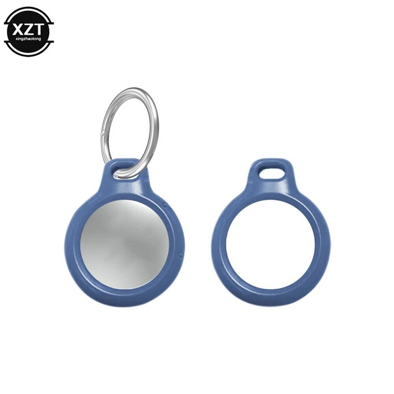 Saugus laikiklis su dirželiu Apple Airtag dėklui Apsauginis dangtelis Buferio sekimo priedai Nebraižomas raktų pakabukas Oro žymų dėklas