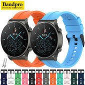 22 mm siksniņa Huawei GT 2 3 4 46 mm rokas siksniņai Huawei Watch3 GT4 GT2 Pro GT2e Magic2 silikona rokassprādzei futbola raksta siksniņai