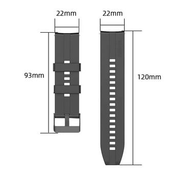 22 мм каишка за Huawei GT 2 3 4 46 мм каишка за китка за Huawei Watch3 GT4 GT2 Pro GT2e Magic2 Силиконова гривна Каишка с футболна шарка