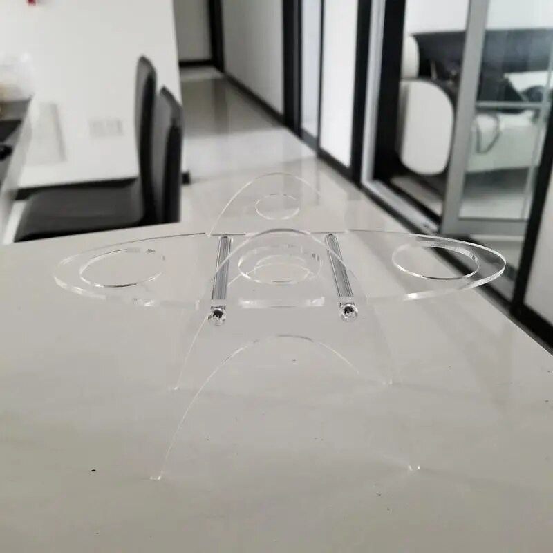 Akrilinis ledų laikiklis, skaidrus vaflinio kūgio laikiklis, skaidrus ledų kūgio laikiklio stovas, skirtas gimtadienio vestuvėms