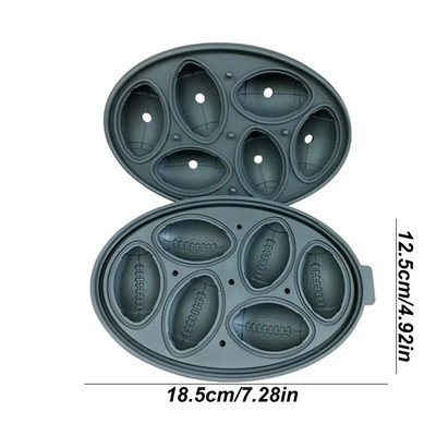 Viskija ledus bumbiņu veidņu ledus kubiņu paplātes ar vākiem 6 dobuma silikona ledus saldētava Love šīs ovālās ledus veidņu saldētavas ledus bumbiņu paplātes