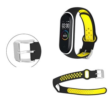 Γνήσιο Strap For Mi band 6 5 4 3 Strap βραχιόλι για mi band 5 4 3 bracelet miband 3 4 5 6 sport λουράκι για XiaoMi mi band 3 45