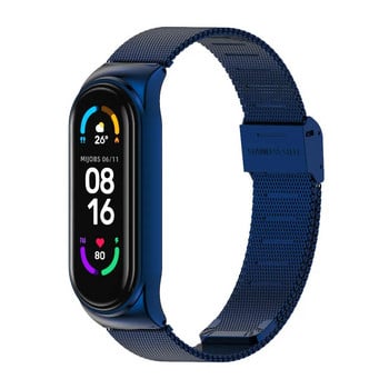 Strap for Mi Band 5 6 7 8 Metal Milanese Bracelet On Mi Band 4 Wristband for Mi Band 6 Mi Band 3 Strap For Xiaomi Miband 5 4 8