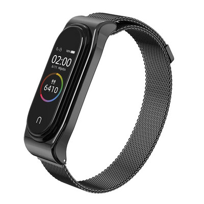 Dirželis, skirtas Mi Band 5 6 7 8 Metalinė Milanese apyrankė ant Mi Band 4 apyrankė Mi Band 6 Mi Band 3 dirželis Xiaomi Miband 5 4 8