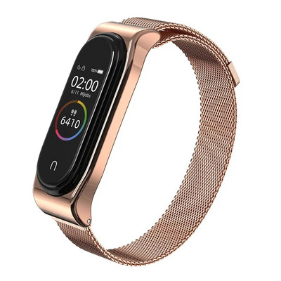 Dirželis, skirtas Mi Band 5 6 7 8 Metalinė Milanese apyrankė ant Mi Band 4 apyrankė Mi Band 6 Mi Band 3 dirželis Xiaomi Miband 5 4 8