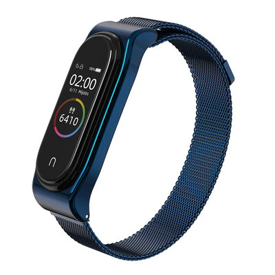 Dirželis, skirtas Mi Band 5 6 7 8 Metalinė Milanese apyrankė ant Mi Band 4 apyrankė Mi Band 6 Mi Band 3 dirželis Xiaomi Miband 5 4 8