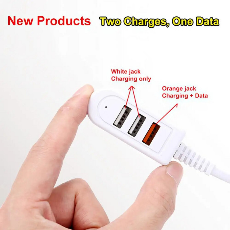 2020 m. naujausias USB didelės spartos 3 prievadų kelių USB HUB skirstytuvo išplėtimas stalinio kompiuterio nešiojamojo kompiuterio adapteris AA2, skirtas Windows8 Windows7