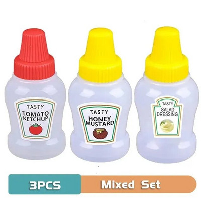 Μίνι μπουκάλι ντρέσινγκ 25 ml Μίνι μπουκάλι σαλάτα ντομάτας Μικρό δοχείο ντρέσινγκ Μπουκάλι καρύκευμα αποθήκευσης Μπουκάλι dressing ξεχωριστά Δεξαμενή