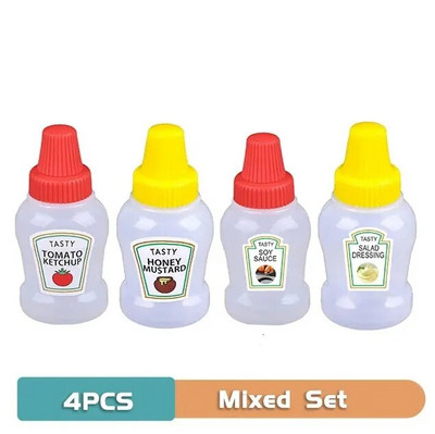 Μίνι μπουκάλι ντρέσινγκ 25 ml Μίνι μπουκάλι σαλάτα ντομάτας Μικρό δοχείο ντρέσινγκ Μπουκάλι καρύκευμα αποθήκευσης Μπουκάλι dressing ξεχωριστά Δεξαμενή