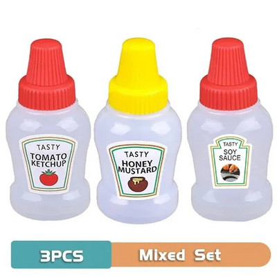 Μίνι μπουκάλι ντρέσινγκ 25 ml Μίνι μπουκάλι σαλάτα ντομάτας Μικρό δοχείο ντρέσινγκ Μπουκάλι καρύκευμα αποθήκευσης Μπουκάλι dressing ξεχωριστά Δεξαμενή